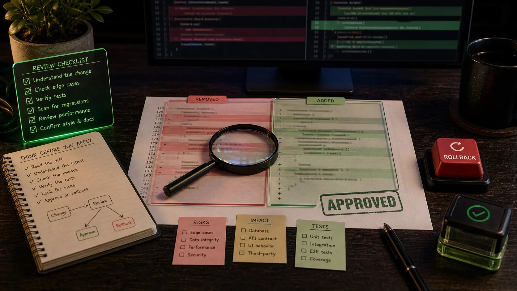 How to Review AI Code Changes Before Applying