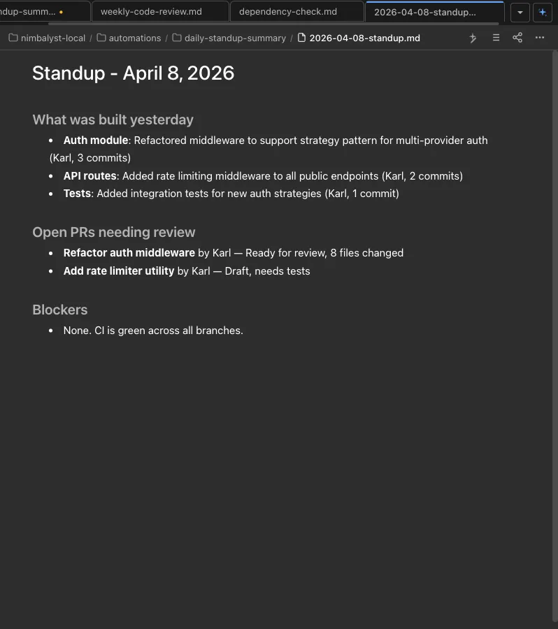 Flexible output modes