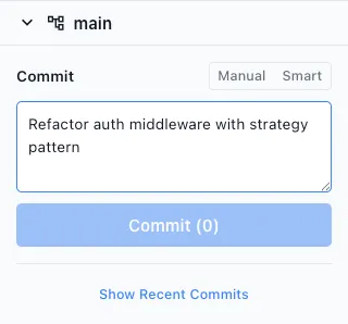 AI-assisted git commits