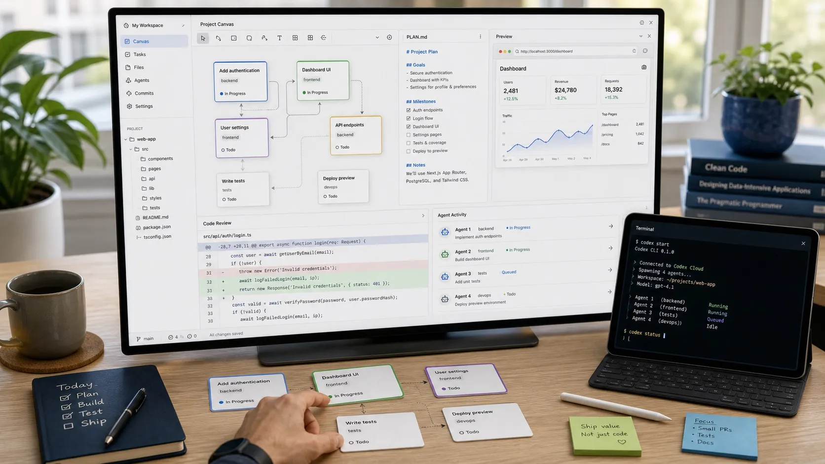 How to Use OpenAI Codex with a Visual Workspace