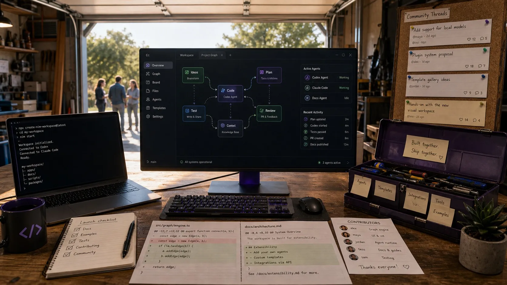 Open sourcing Nimbalyst: the visual workspace for building with Codex, Claude Code, and more